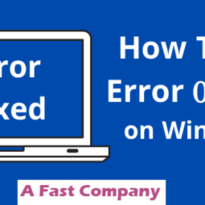 How to fix error 0x0 What is 0x0
