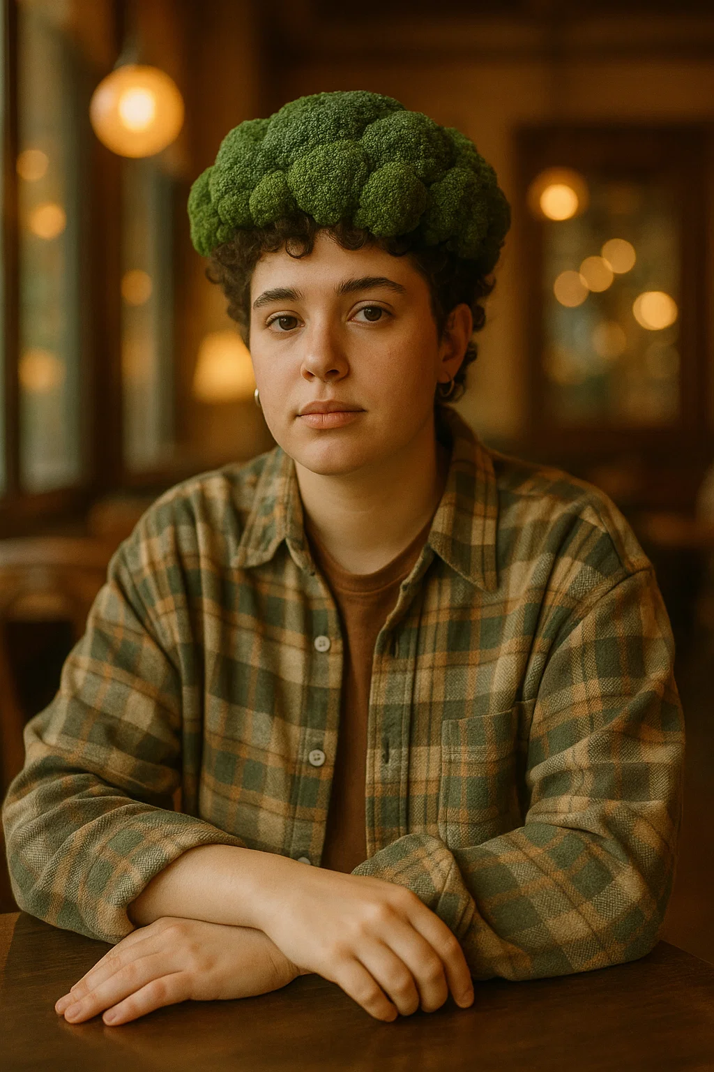 Broccoli Haircut Tutorial for all genders with soft layered curls