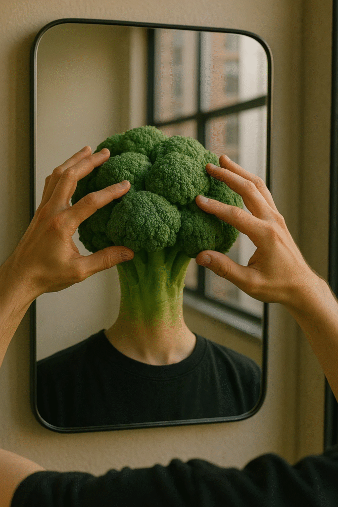 Broccoli Haircut Tutorial showing how to shape the silhouette of the haircut