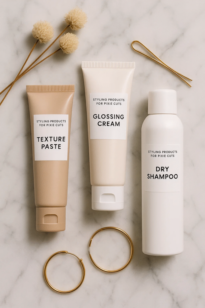 Styling products for maintaining the 2025 pixie cut trend


