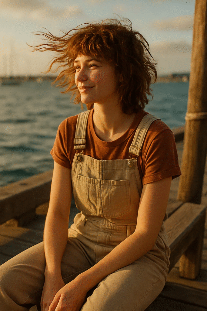 Coastal shag cut perfect for Fisherman Chic Hairstyles