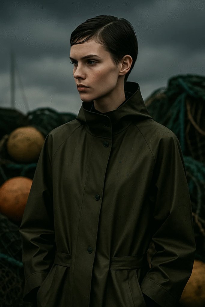 Sea-slicked pixie cut for a bold Fisherman Chic look