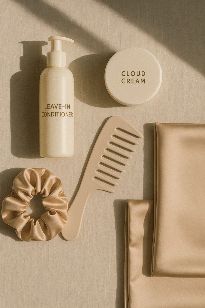 Cloud curl essentials for healthy, frizz-celebrating hair