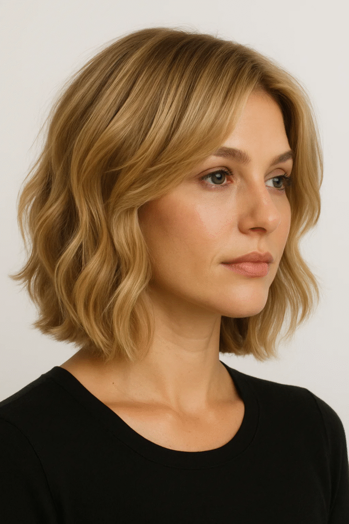 Lob-style Rachel haircut revival for short hair