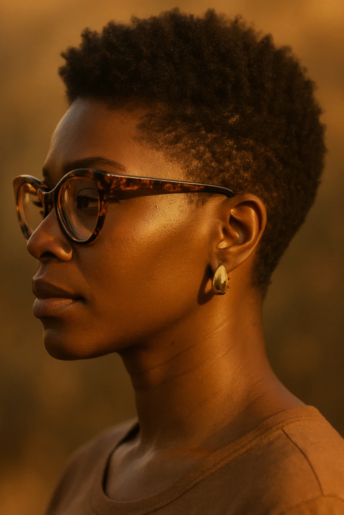 Tapered Afro Cut – Stylish Short Haircut for Black Women in 2025