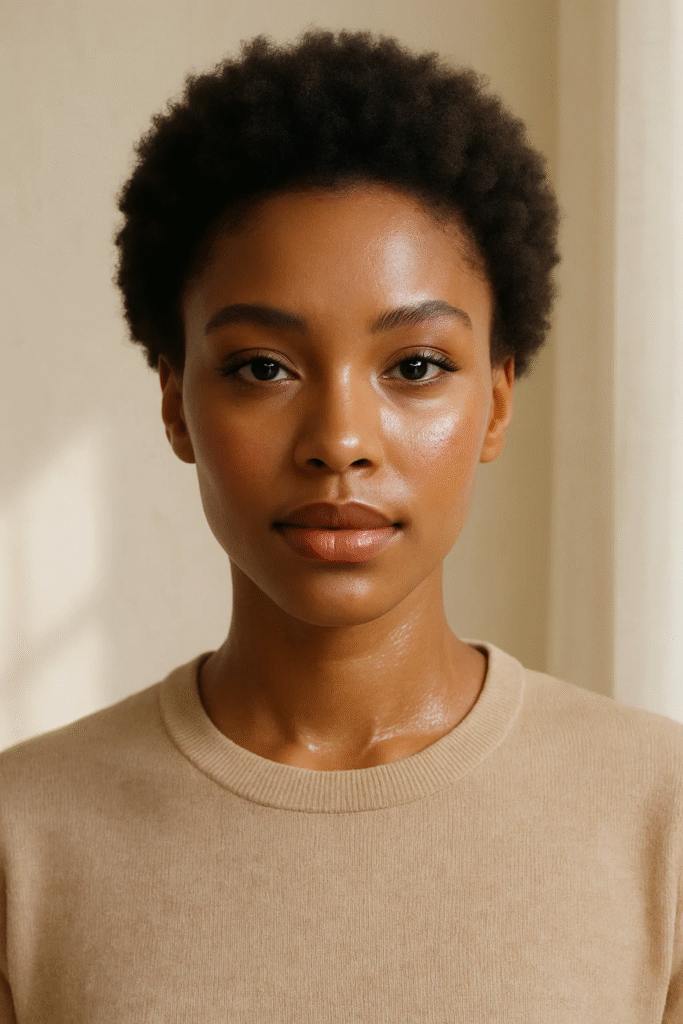 Mini Afro – Natural Short Hairstyle for Black Women