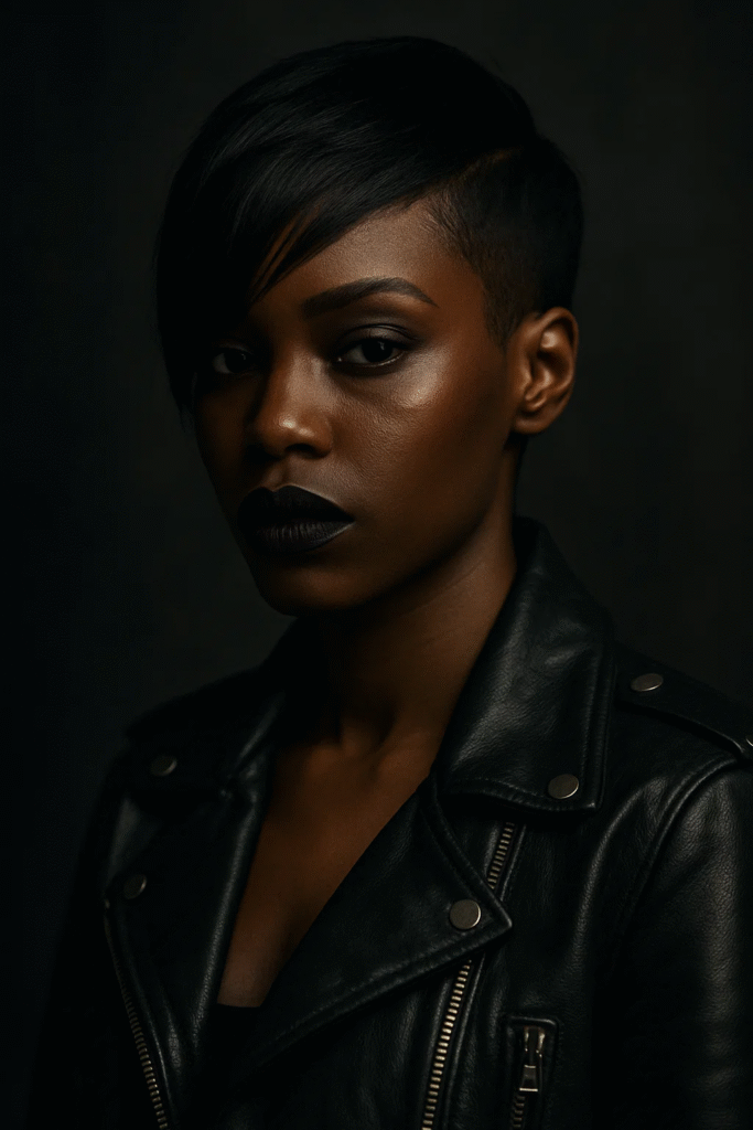 Asymmetrical Short Cut – Stylish Haircut for Black Women in 2025