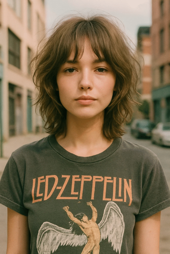 face-framing shoulder length cuts for fine hair with shaggy layers