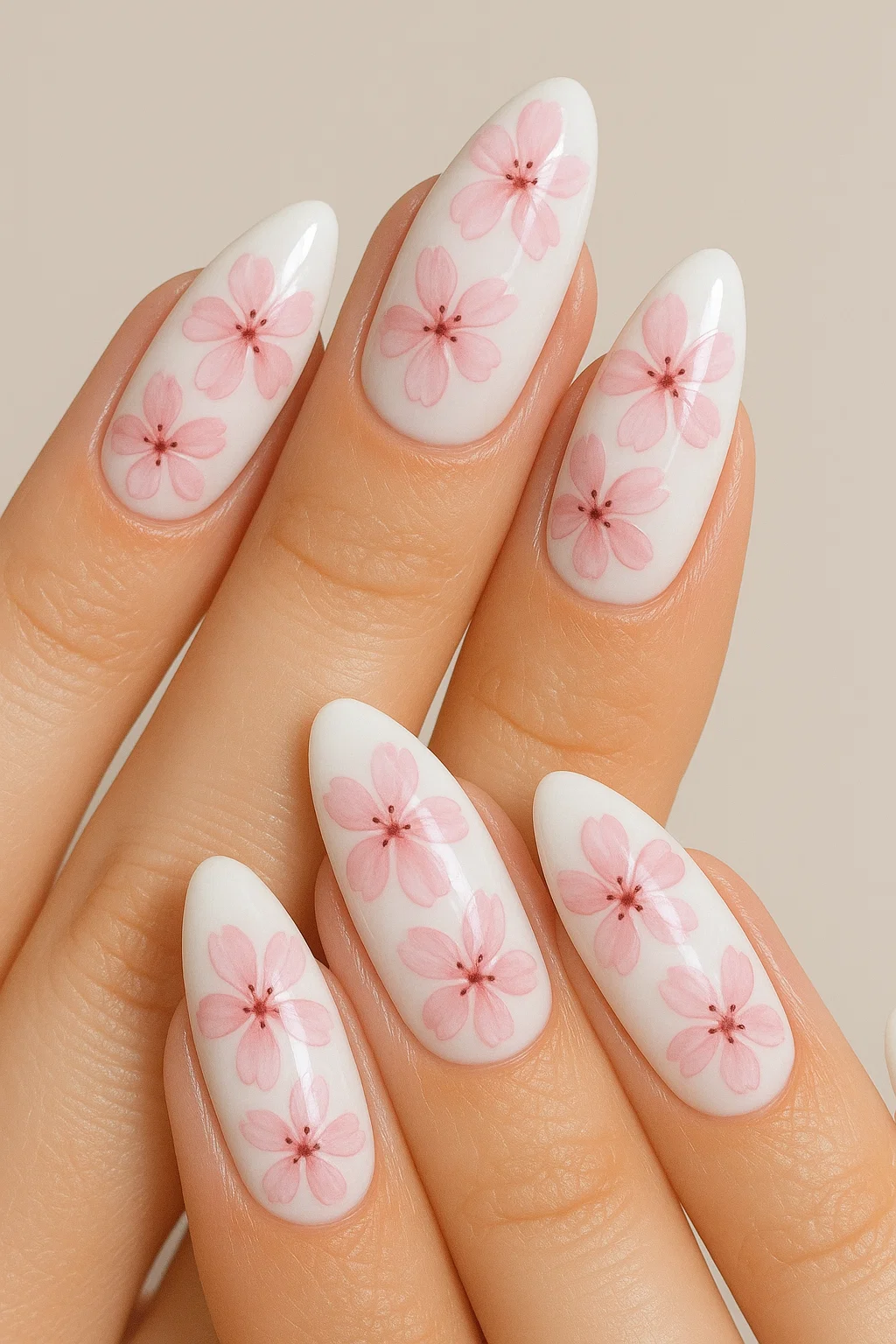 Cherry Blossom Nails – Elegant Spring Nail Designs