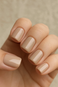 french tip basic back to school nails