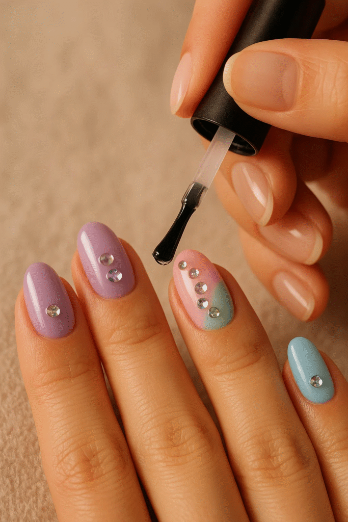 care routine for K-Pop inspired designs nails