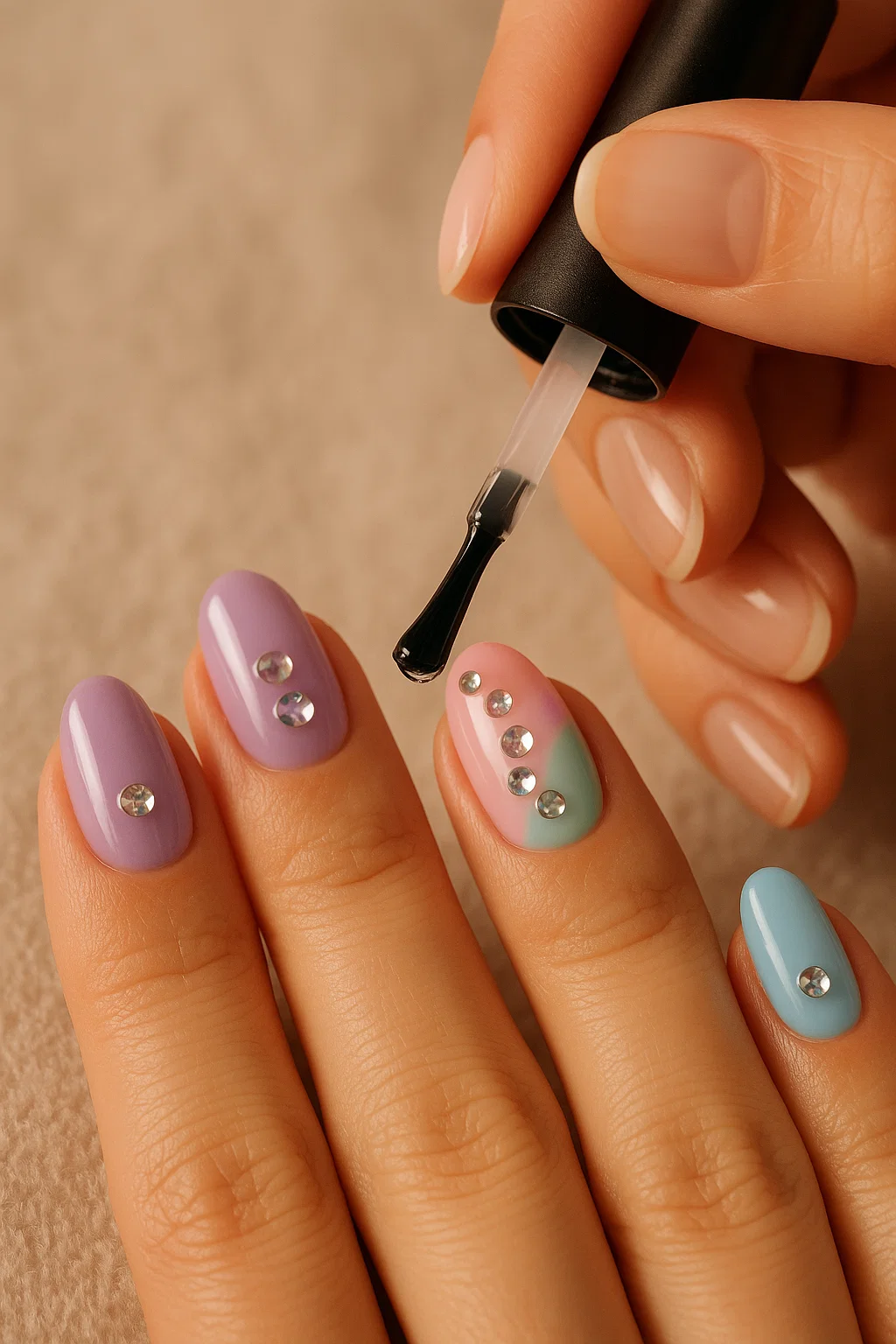 care routine for K-Pop inspired designs nails