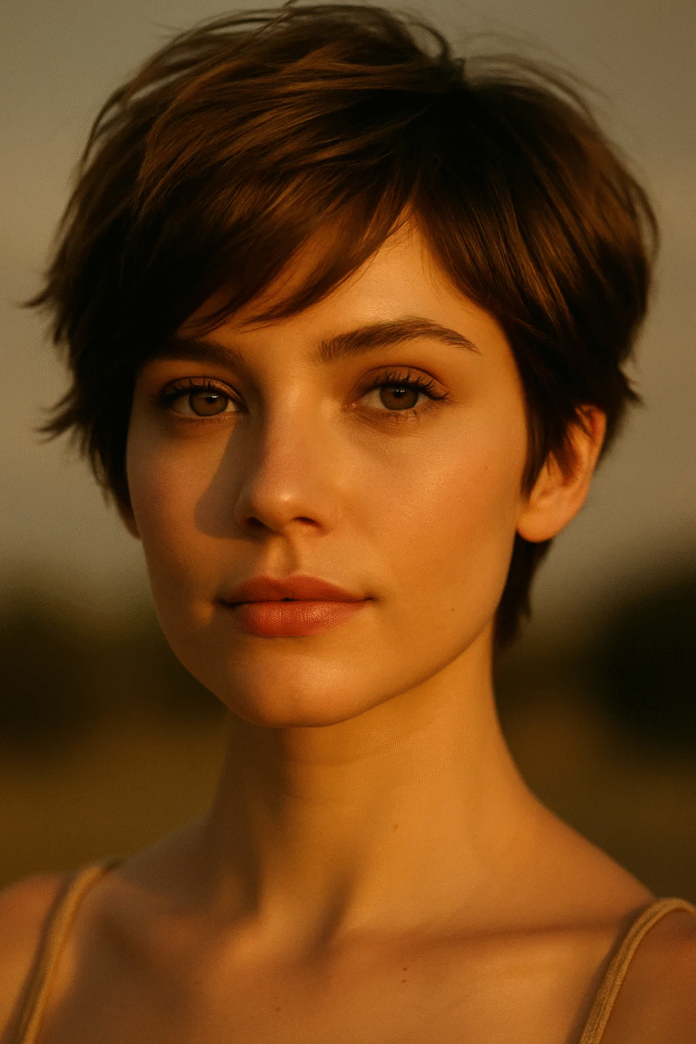 Bixie Cut Trend with tousled texture and soft waves